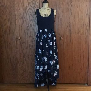 Torrid Navy Hi-Lo Maxi Dress EUC
